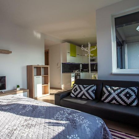 Air-Conditioned City View Apartment 24H Check-In บราติสลาวา ภายนอก รูปภาพ